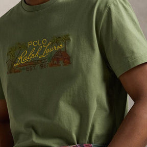 Polo Ralph Lauren Summer Embroidered Cotton-Jersey T-Shirt