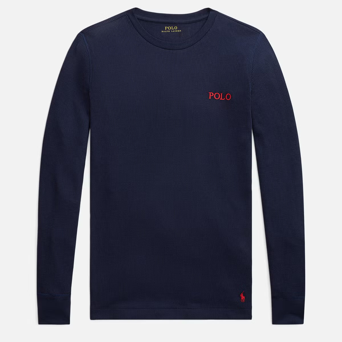 Polo Ralph Lauren Cotton-Blend Waffle-Jersey Long Sleeve T-Shirt