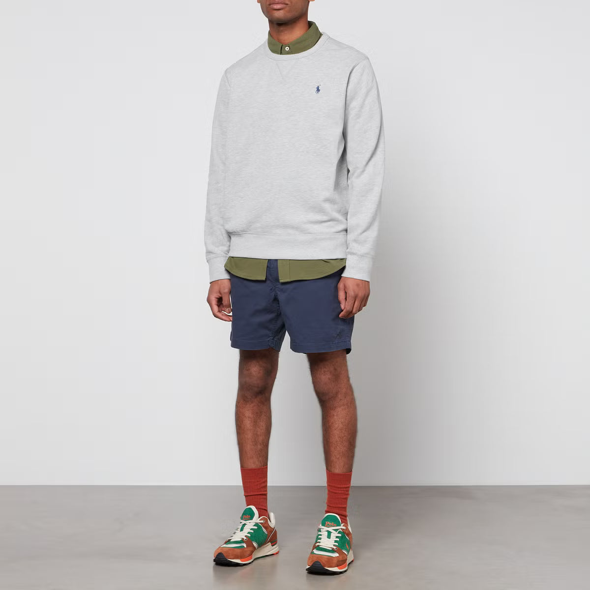 Polo Ralph Lauren Fleece-Back Cotton-Blend Sweatshirt - M