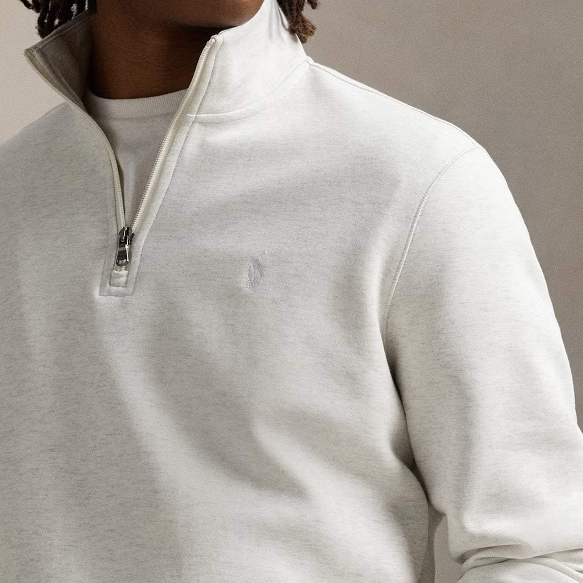 Polo Ralph Lauren Performance Lightweight Cotton-Blend Quarter-Zip Jumper