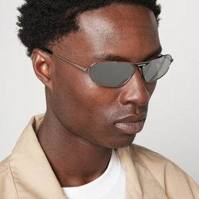 Balenciaga Mirrored Acetate Cat Eye Sunglasses