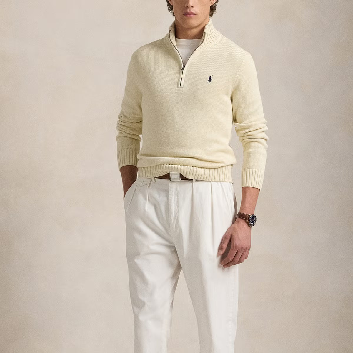 Polo Ralph Lauren Cotton-Knit Half-Zip Jumper