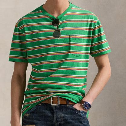 Polo Ralph Lauren Men's Classic Fit Striped T-Shirt - Stem Multi