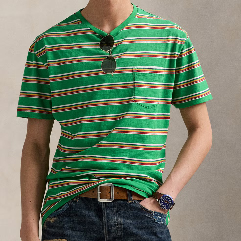 Polo Ralph Lauren Men's Classic Fit Striped T-Shirt - Stem Multi