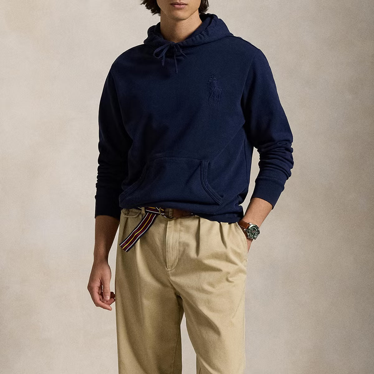 Polo Ralph Lauren Big Pony Logo Cotton-Jersey Hoodie