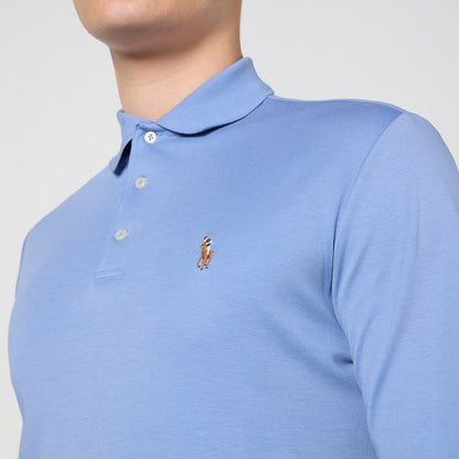 Polo Ralph Lauren Long Sleeved Cotton-Piqué Polo Shirt