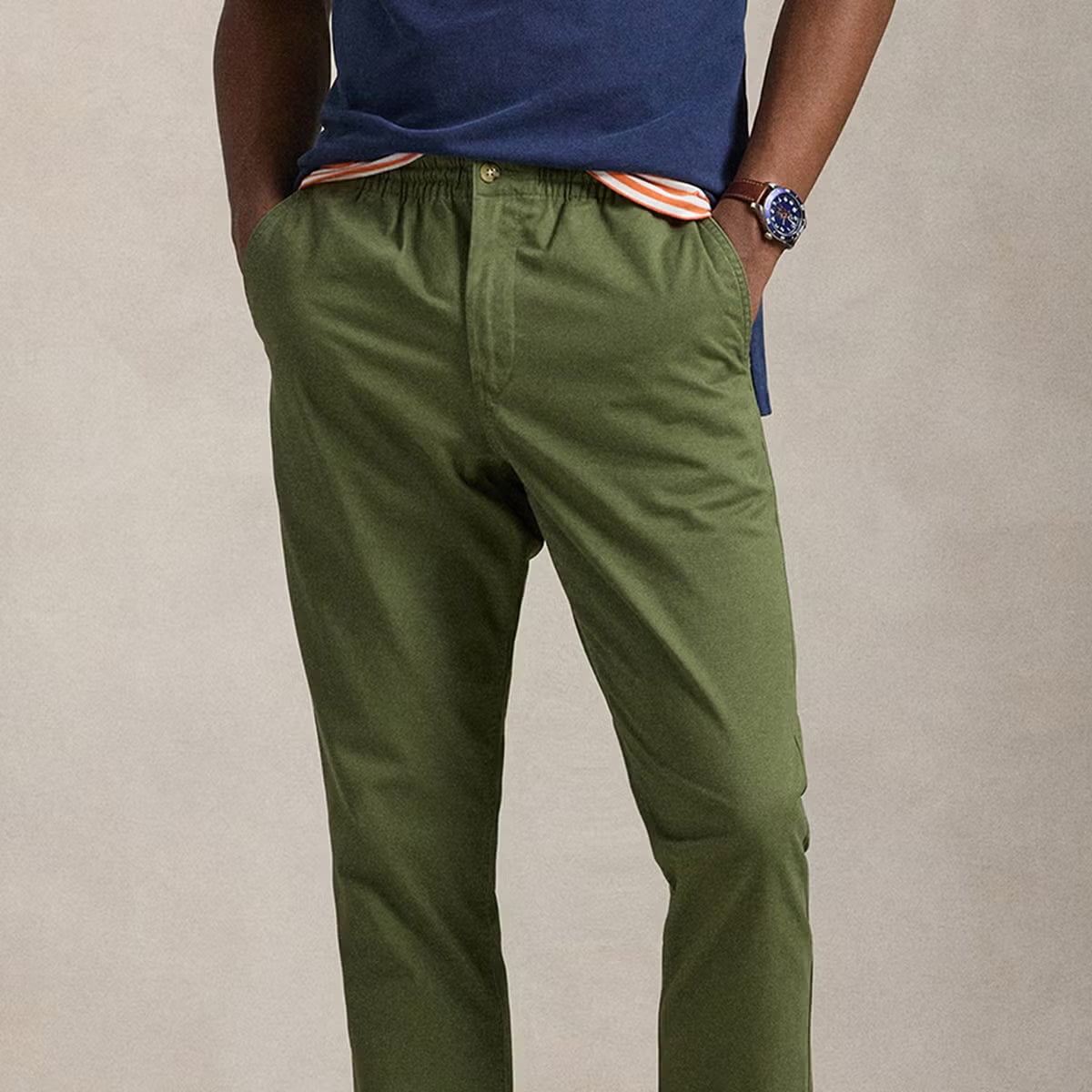 Polo Ralph Lauren Cotton-Blend Twill Trousers