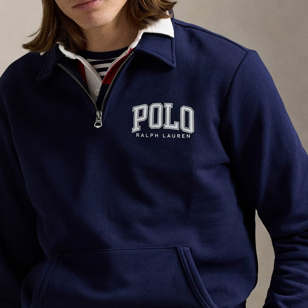 Polo Ralph Lauren Varsity Cotton-Blend Jumper