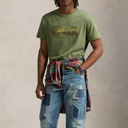 Polo Ralph Lauren Summer Embroidered Cotton-Jersey T-Shirt