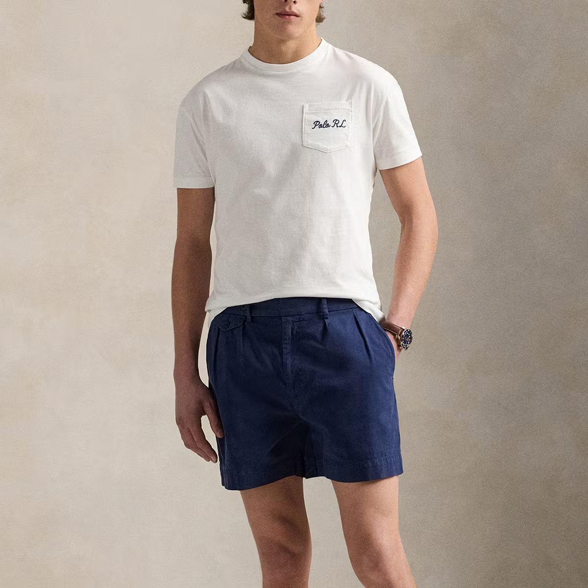 Polo Ralph Lauren Custom Slim Fit Back Logo Bear Cotton T-Shirt