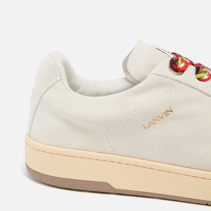 Lanvin Men's Lite Curb Low Top Suede Trainers