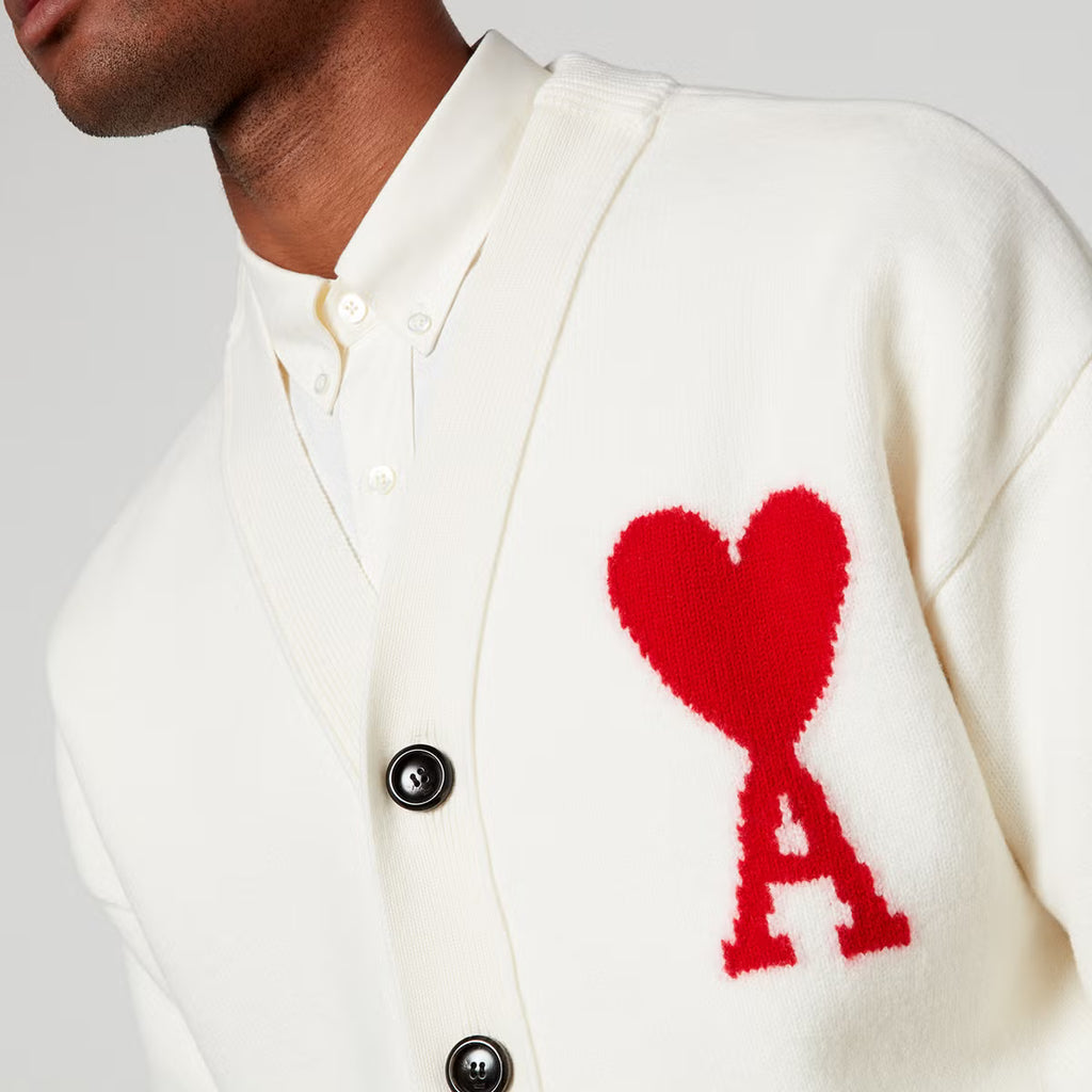 AMI De Coeur Wool Cardigan