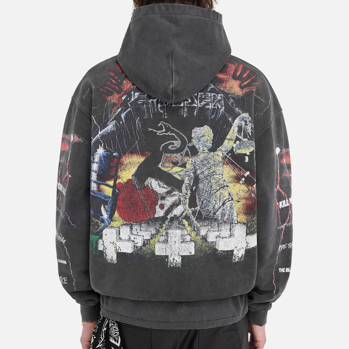 REPRESENT x Metallica Master Of Puppets Cotton-Jersey Hoodie