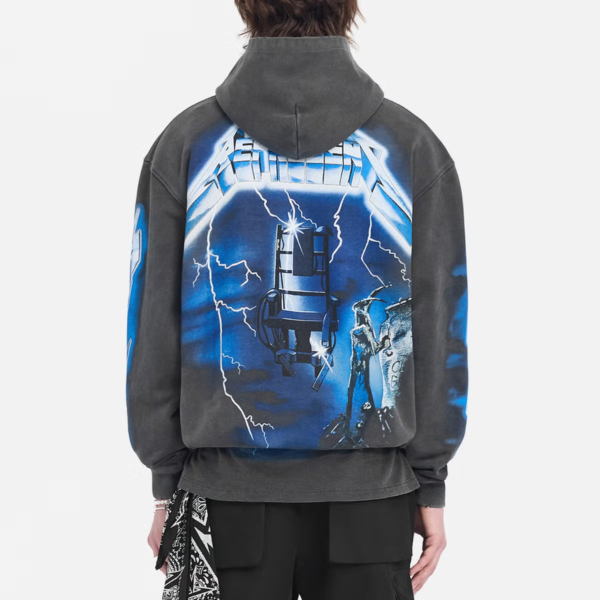 REPRESENT x Metallica Ride the Lightning Cotton-Jersey Hoodie