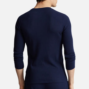 Polo Ralph Lauren Cotton-Blend Waffle-Jersey Long Sleeve T-Shirt