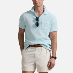 Polo Ralph Lauren Johnny Collar Cotton Terry Polo Shirt