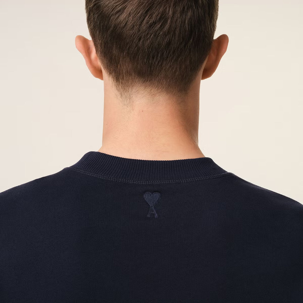 AMI Logo Cotton-Jersey Jumper