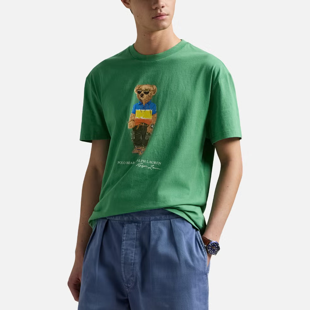 Polo Ralph Lauren Summer Bear Cotton-Jersey T-Shirt