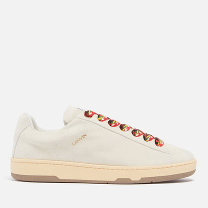 Lanvin Men's Lite Curb Low Top Suede Trainers