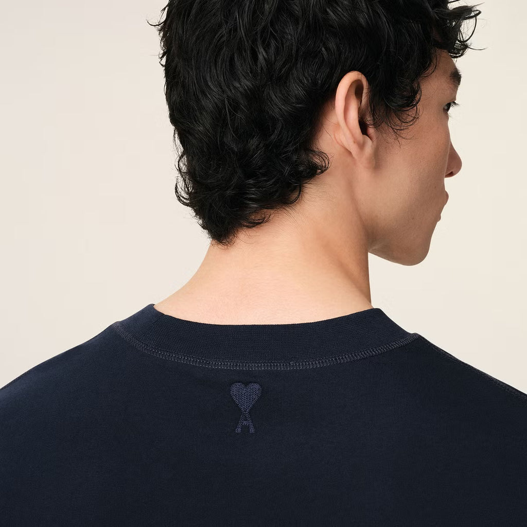 AMI Logo Cotton-Jersey T-Shirt