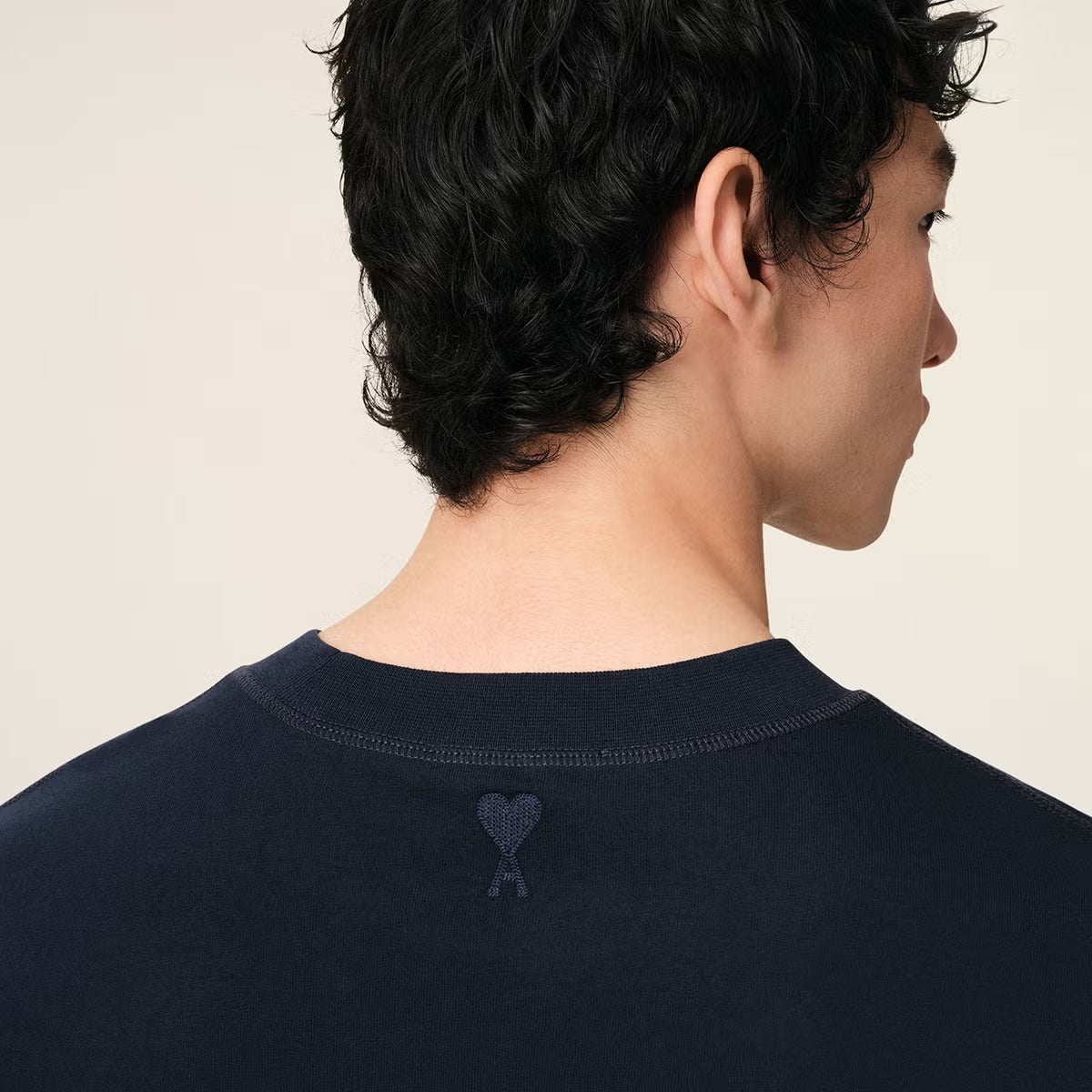 AMI Logo Cotton-Jersey T-Shirt