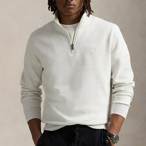 Polo Ralph Lauren Performance Lightweight Cotton-Blend Quarter-Zip Jumper