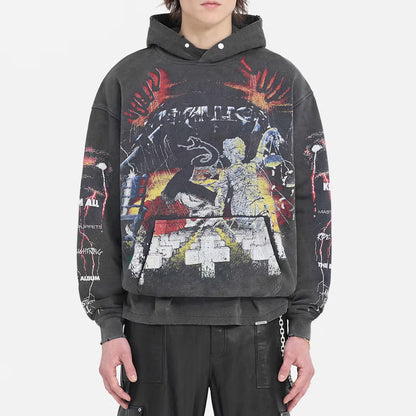 REPRESENT x Metallica Master Of Puppets Cotton-Jersey Hoodie