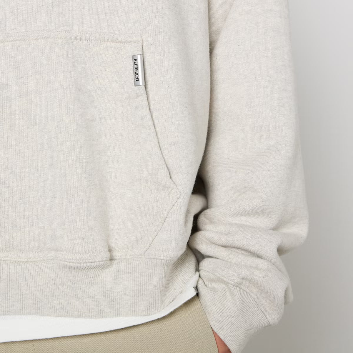 REPRESENT Rep Appliqué Cotton-Jersey Hoodie