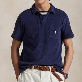 Polo Ralph Lauren Johnny Collar Cotton Terry Polo Shirt