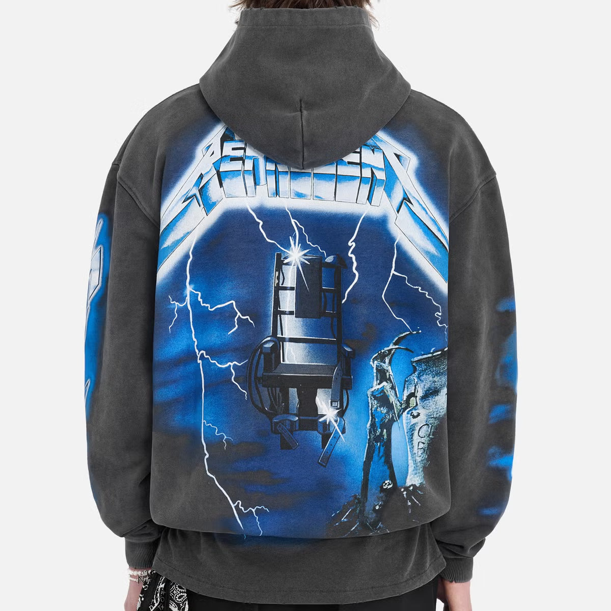 REPRESENT x Metallica Ride the Lightning Cotton-Jersey Hoodie