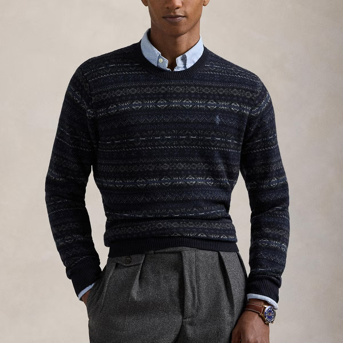 Polo Ralph Lauren Wool Knit Fairisle Jumper