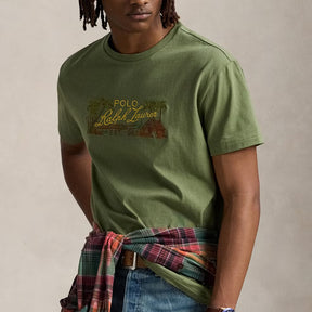 Polo Ralph Lauren Summer Embroidered Cotton-Jersey T-Shirt