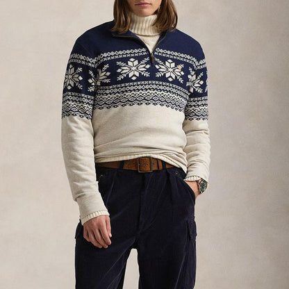 Polo Ralph Lauren Fairisle Cotton-Jacquard Jumper