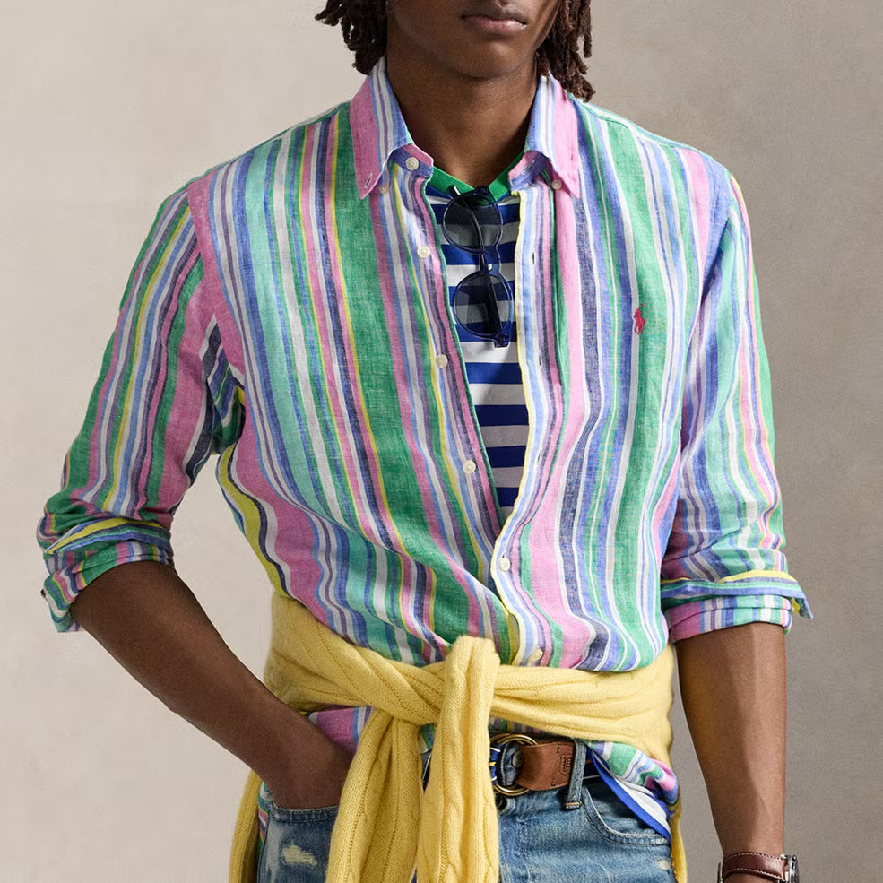 Polo Ralph Lauren Fun Stripe Linen Shirt