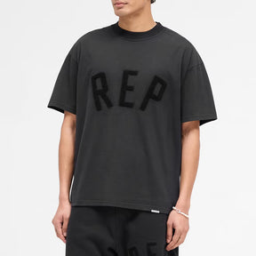 REPRESENT Rep Appliquéd Cotton-Jersey T-Shirt