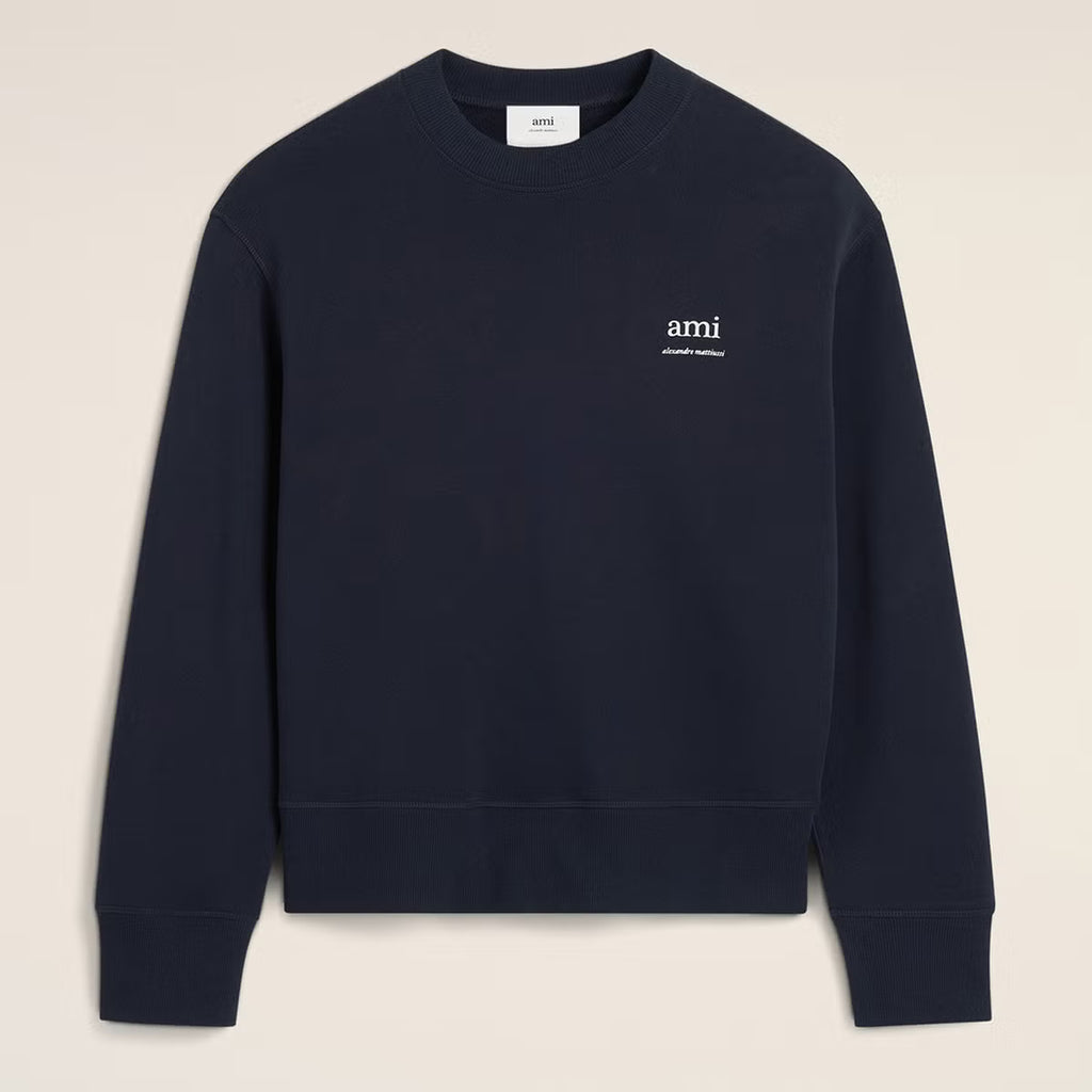 AMI Logo Cotton-Jersey Jumper