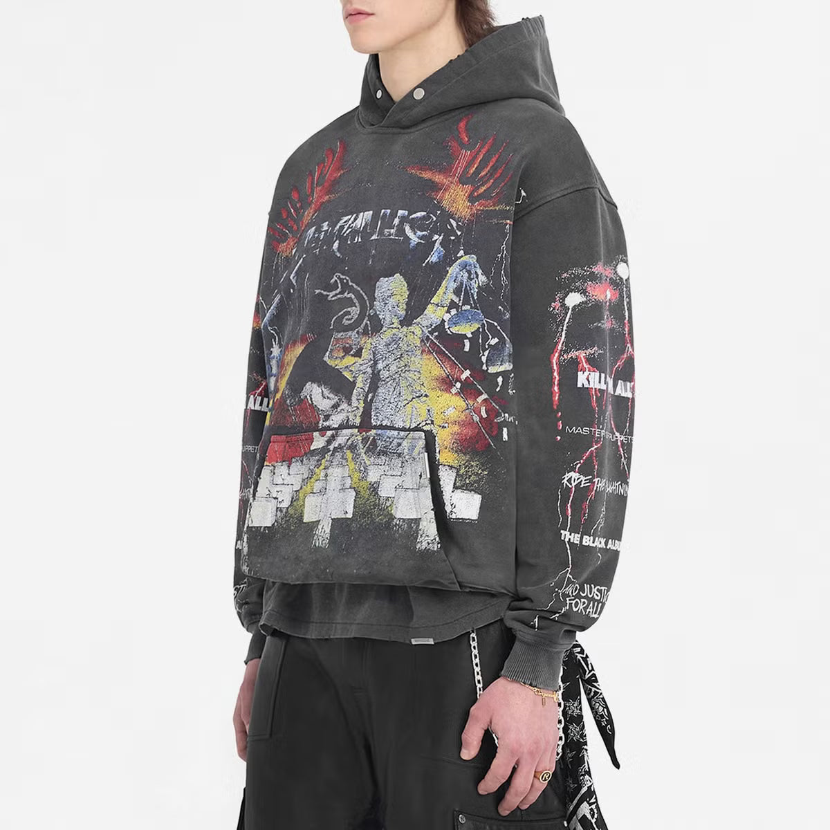 REPRESENT x Metallica Master Of Puppets Cotton-Jersey Hoodie