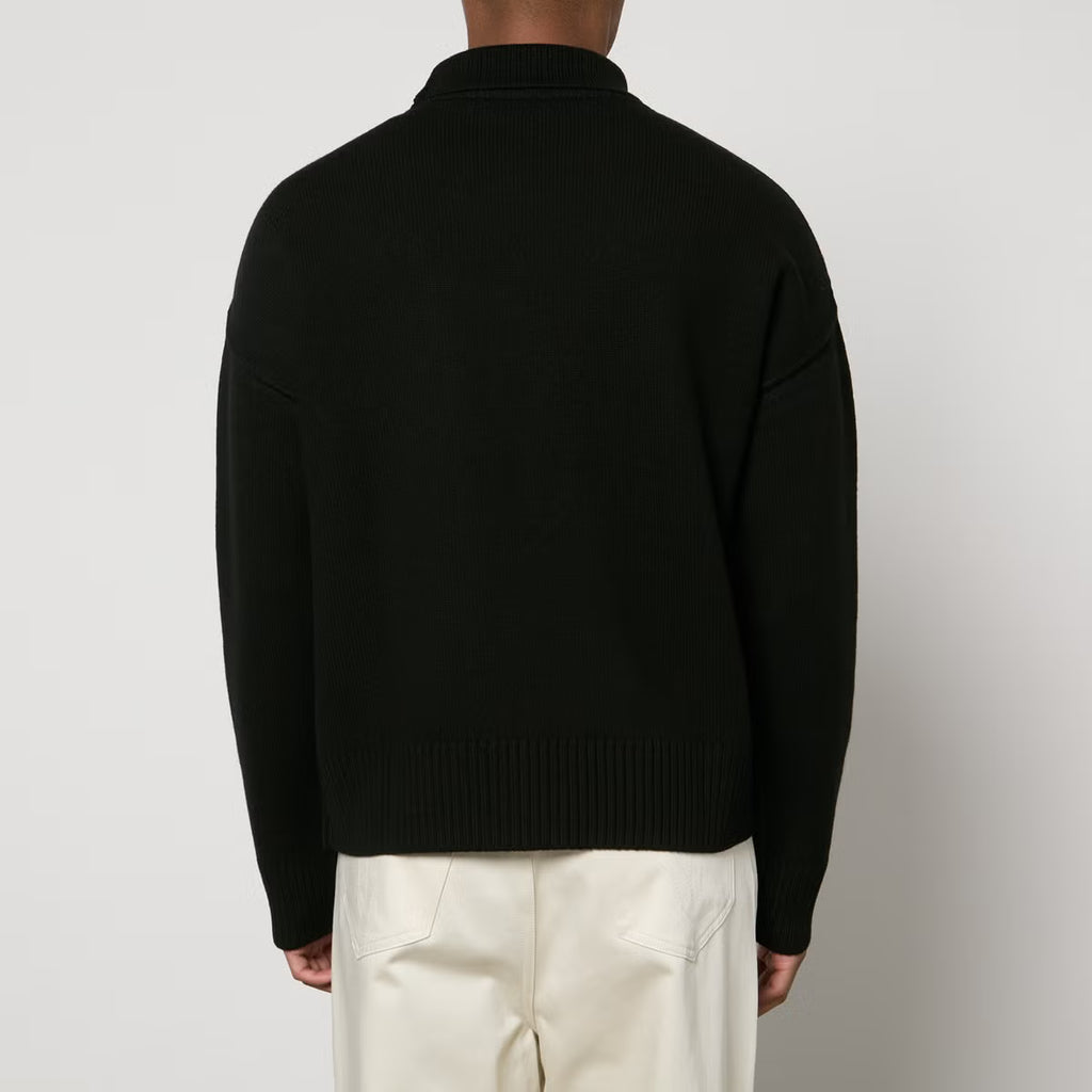 AMI De Coeur Roll Neck Wool Jumper