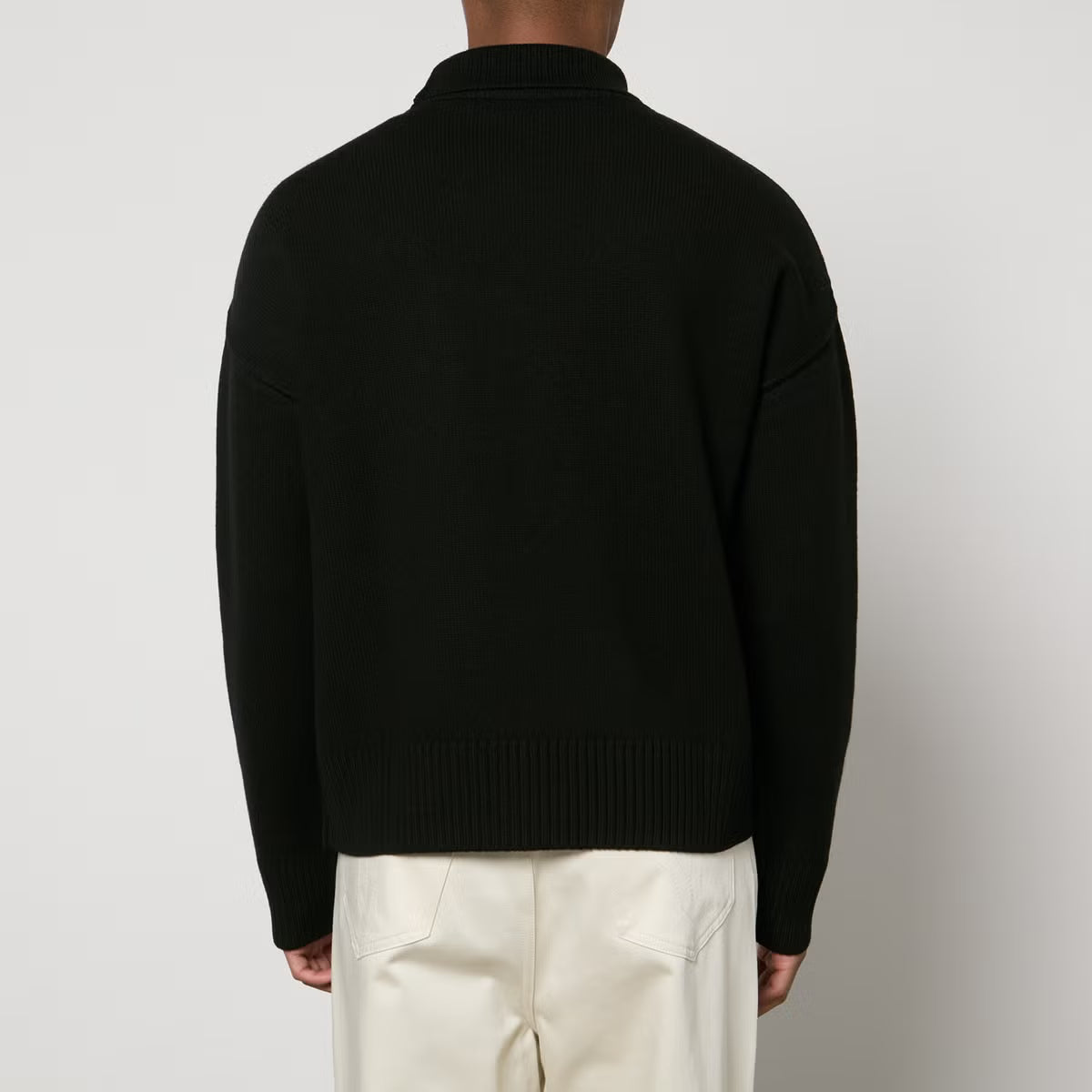 AMI De Coeur Roll Neck Wool Jumper