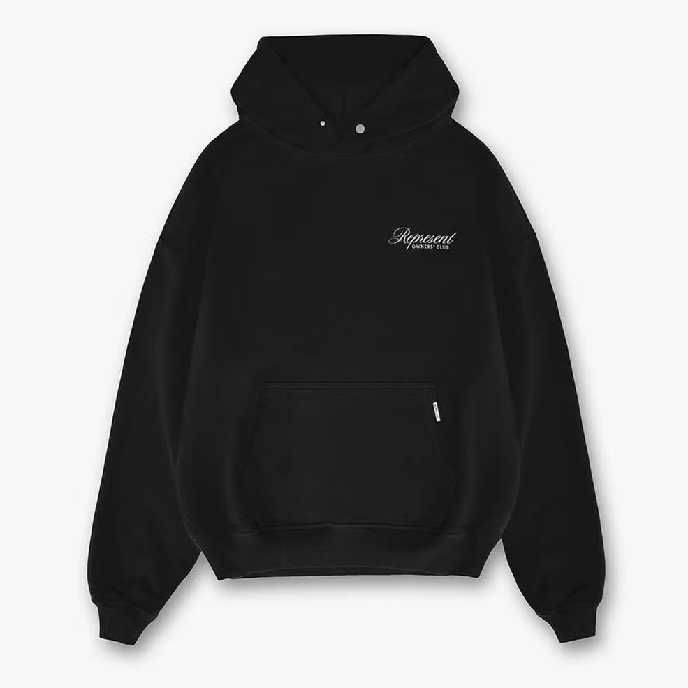 REPRESENT Owner's Club Script Cotton-Jersey Hoodie