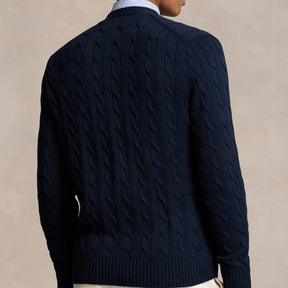 Polo Ralph Lauren Roving Cable-Knit Cotton Cardigan