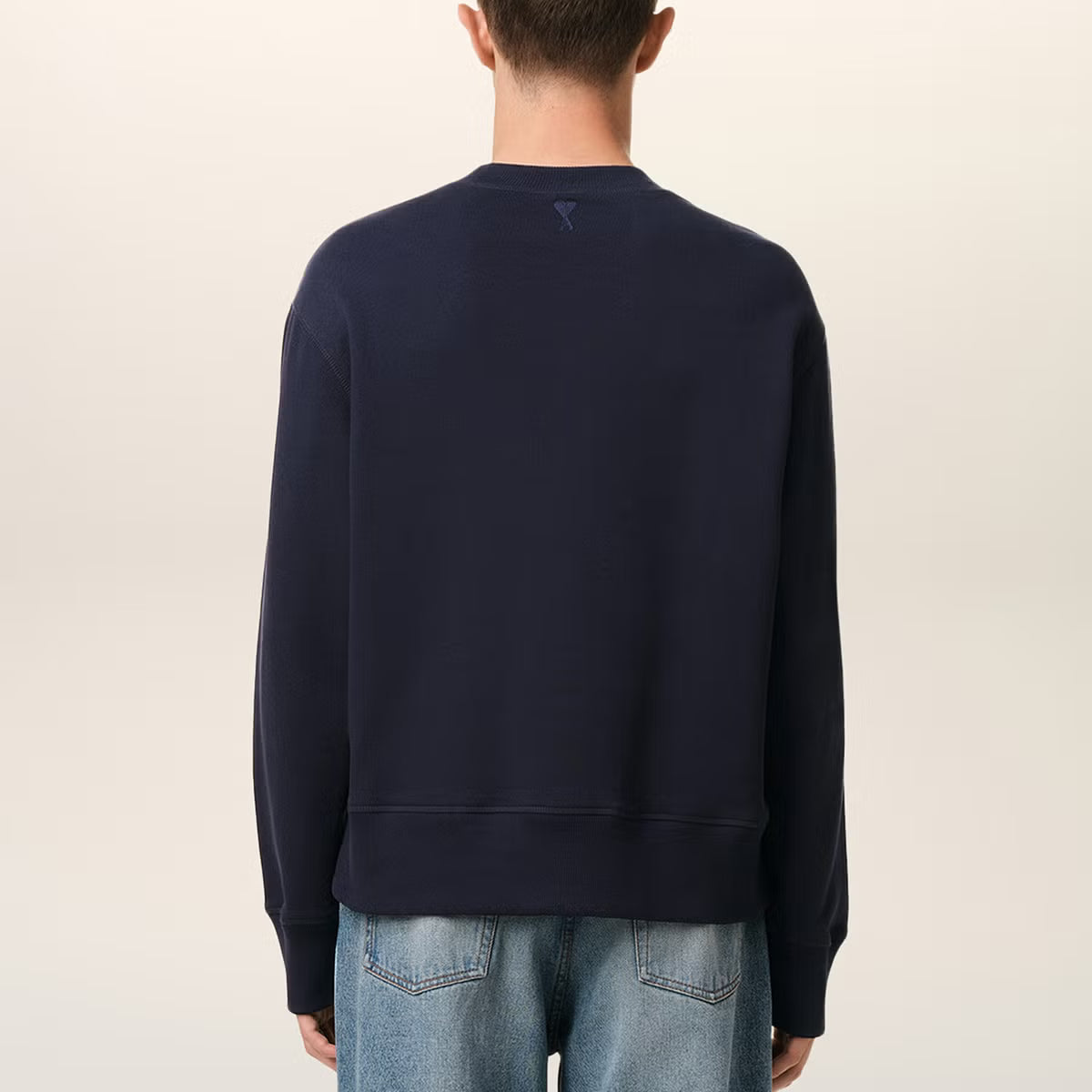 AMI Logo Cotton-Jersey Jumper