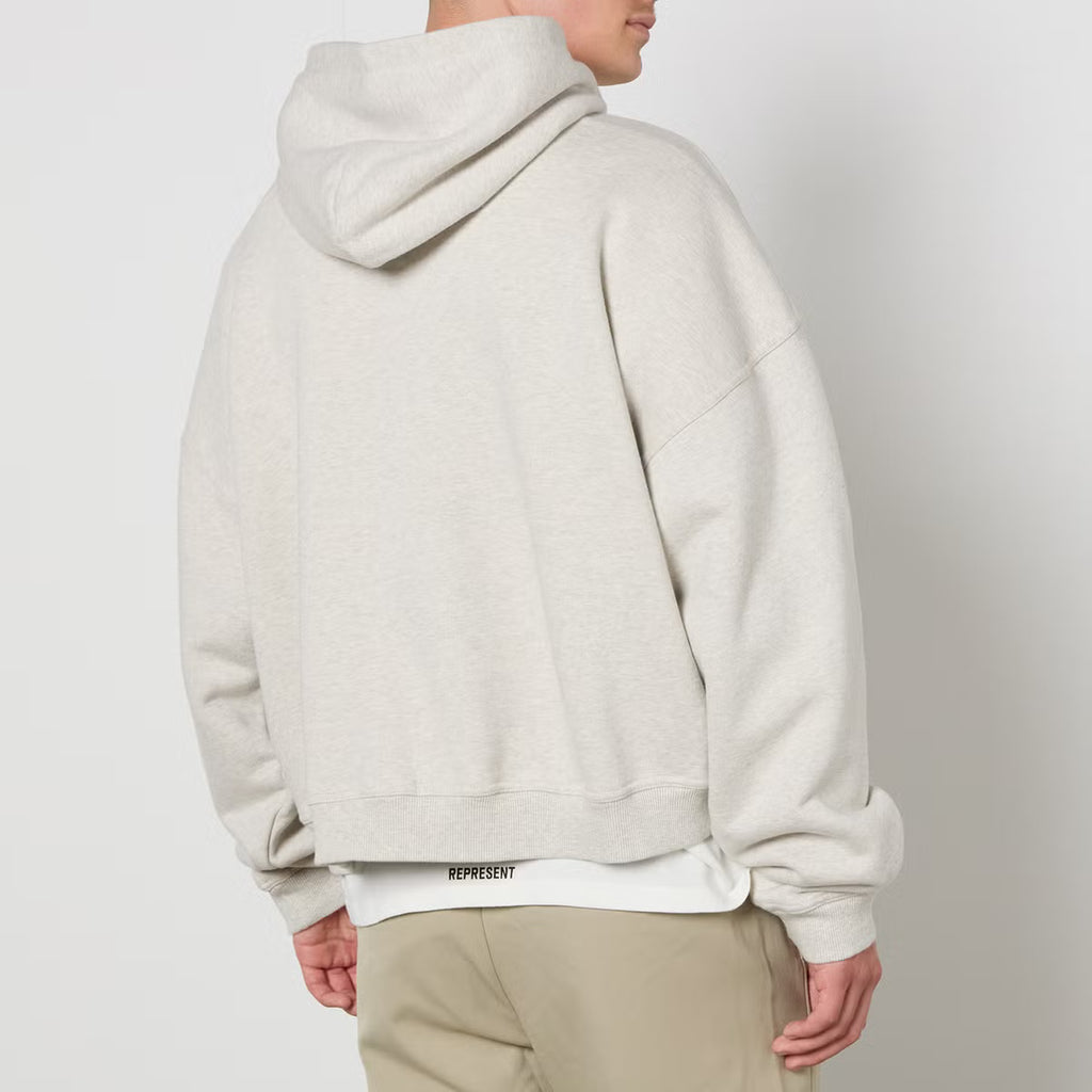 REPRESENT Rep Appliqué Cotton-Jersey Hoodie