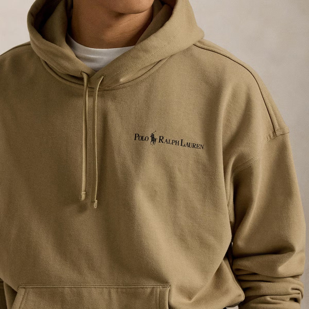 Polo Ralph Lauren Printed Logo Cotton-Blend Jersey Hoodie