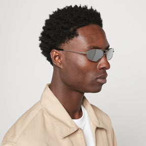 Balenciaga Mirrored Acetate Cat Eye Sunglasses