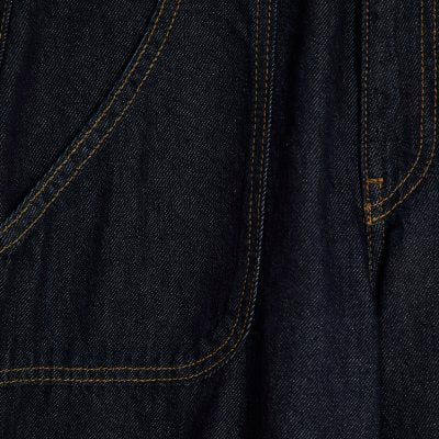 Indigo Blue High Waisted Baggy Wide Leg Jeans