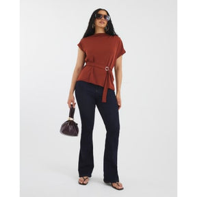 Indigo Mid Rise Bootcut Jeans