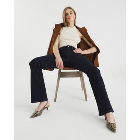Indigo Mid Rise Bootcut Jeans