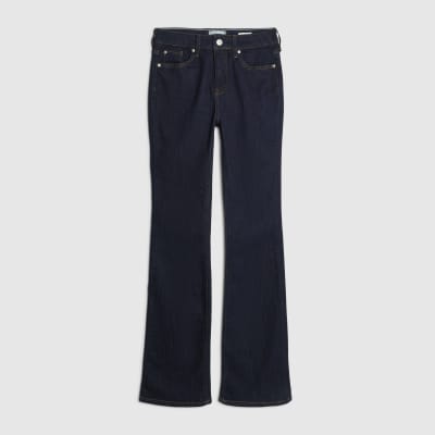 Indigo Mid Rise Bootcut Jeans