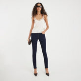 Indigo Mid Rise Skinny Jeans